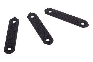 Drew Meyer Defense MRC-2 M-LOK Rail Covers with knurled texture.